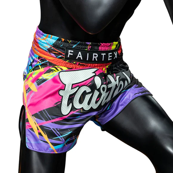 BS1934 World Music Black New Muay Thai Boxing Shorts - Image 5