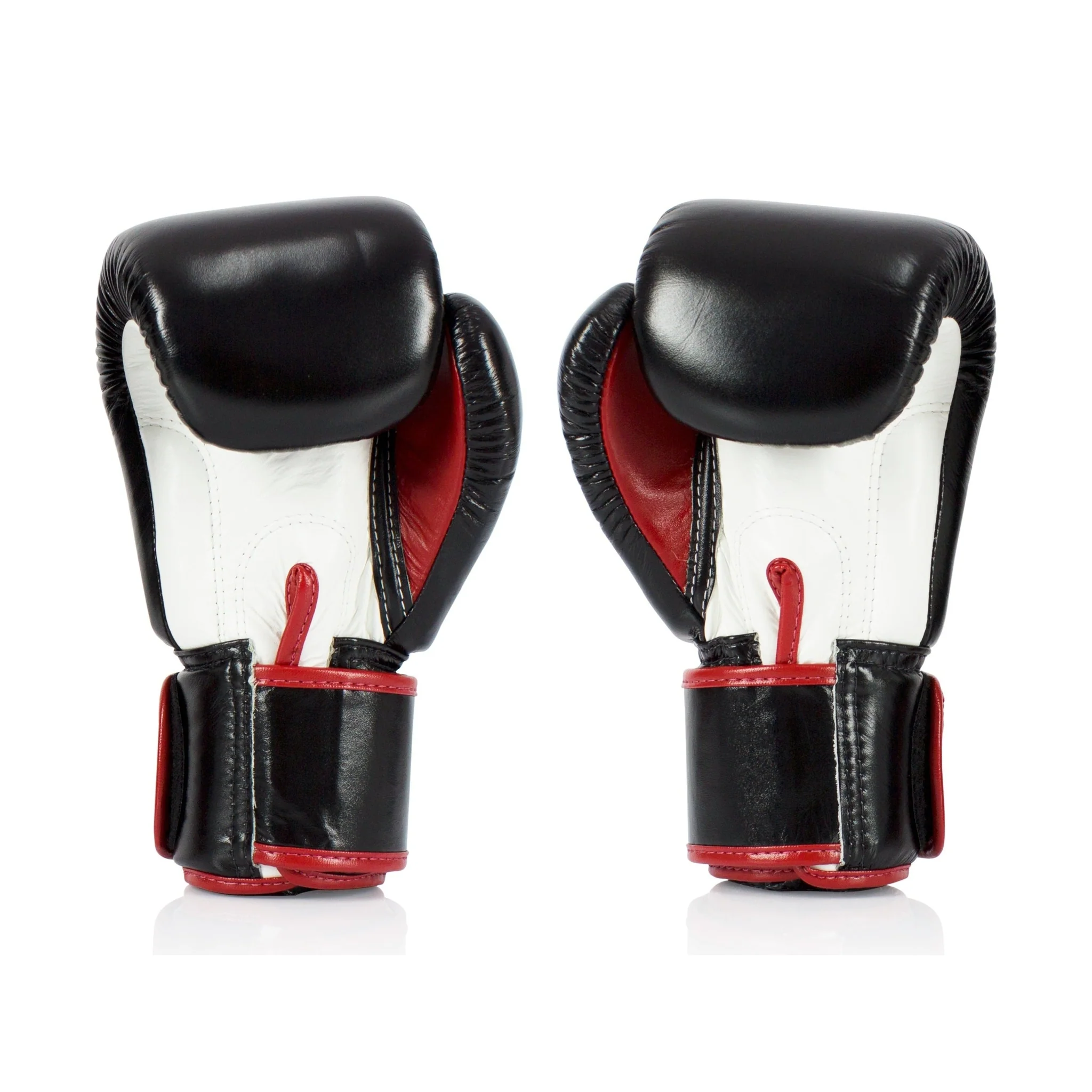 Fairtex BGV1 Black/White/Red Muay Thai Boxing Glove - Image 2