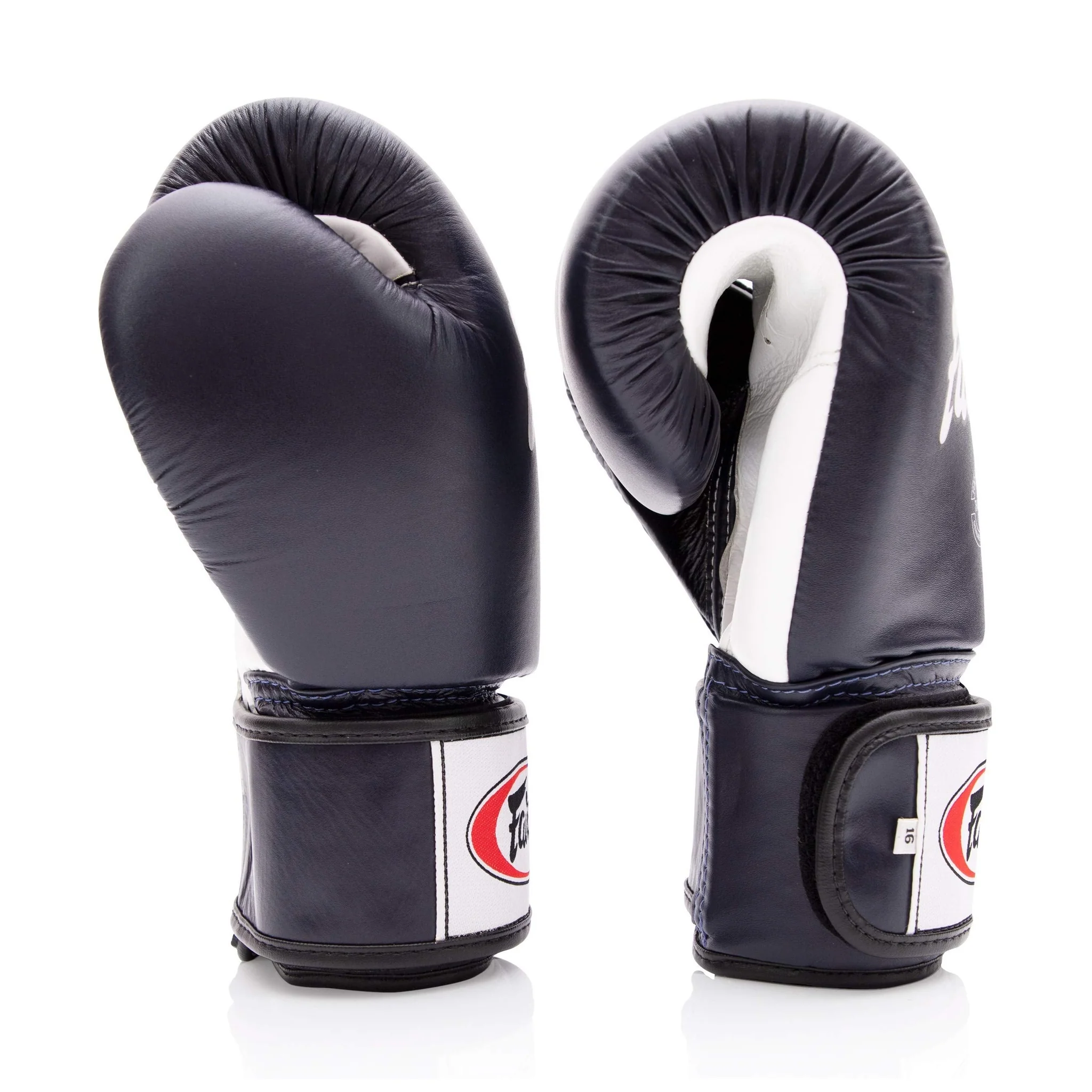 Fairtex BGV1 Blue/White/Black Muay Thai Boxing Training Sparring Gloves - Image 5