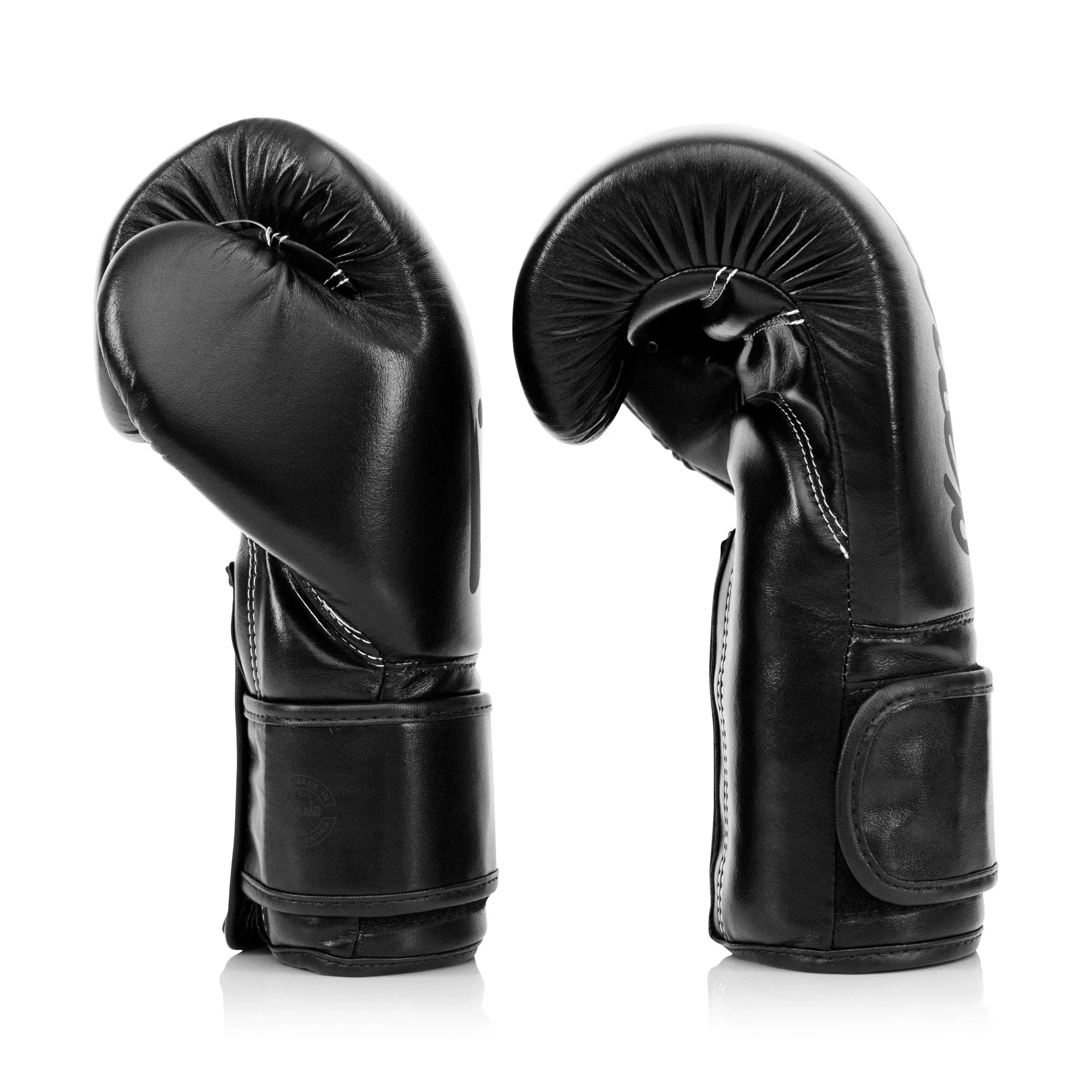 Fairtex BGV14SB Solid Black Muay Thai Boxing Glove - Image 5