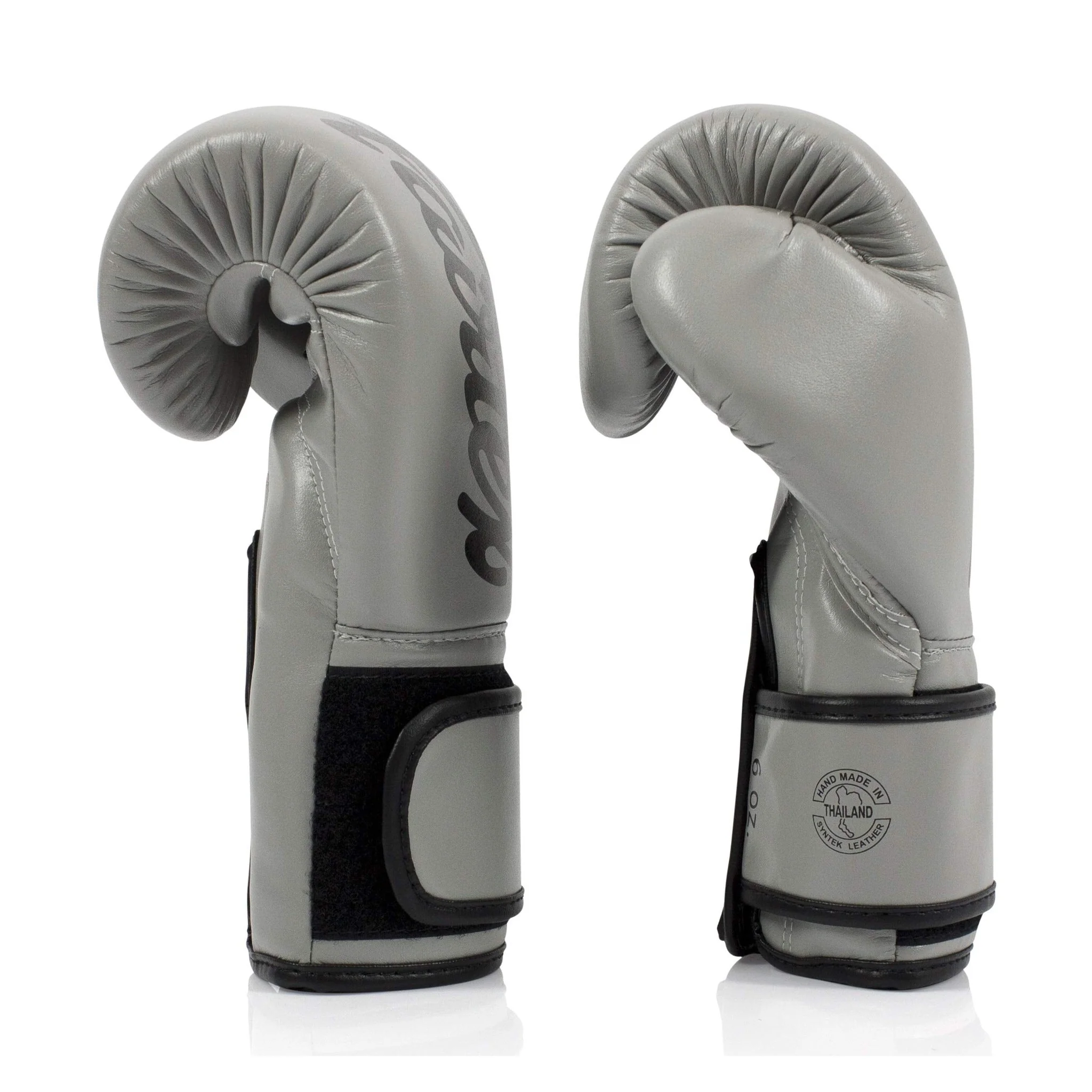 Fairtex BGV14 Grey Muay Thai Boxing Gloves - Image 5
