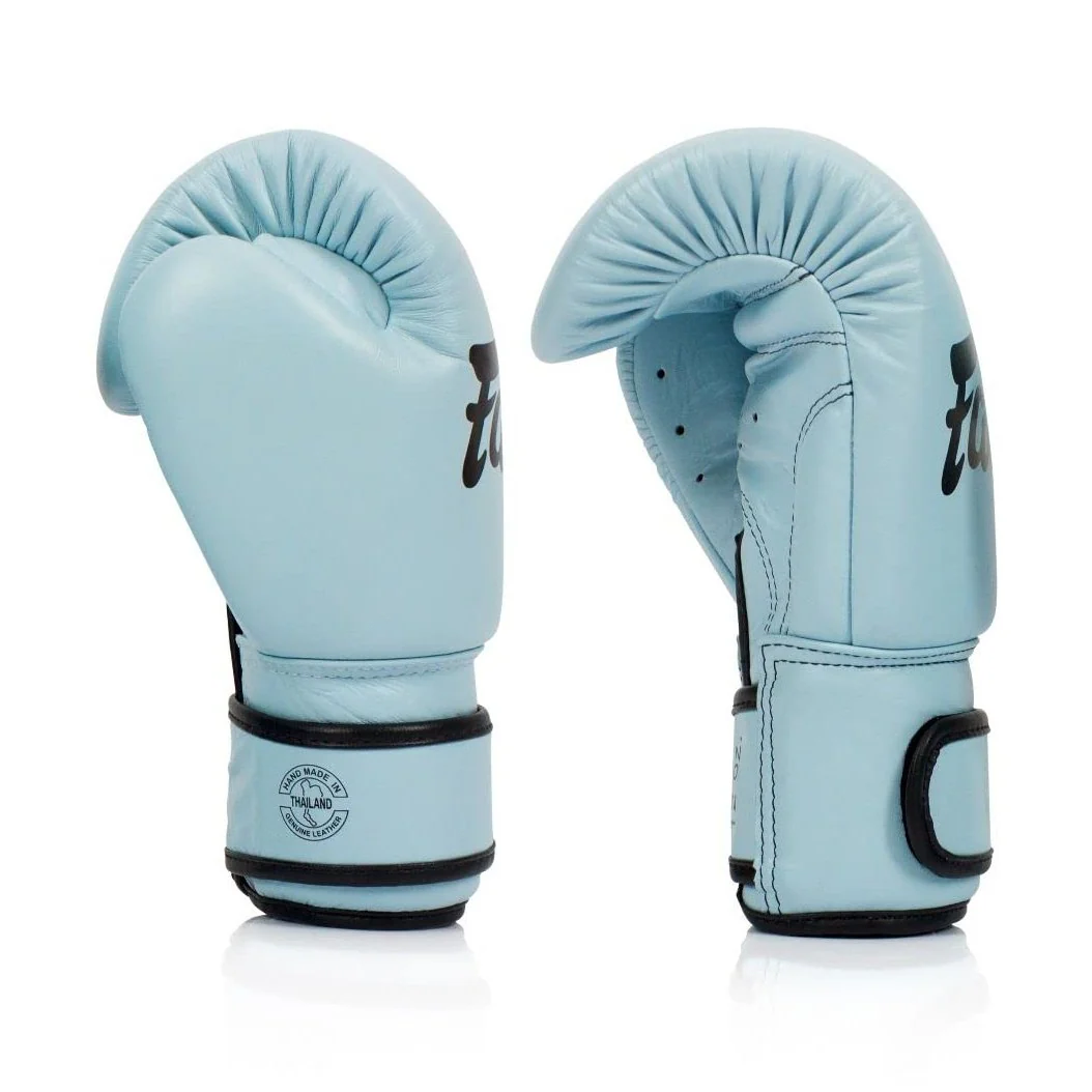 Fairtex BGV20 Pastel Blue Muay Thai Boxing Glove - Image 5