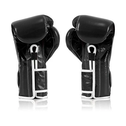 Fairtex BGV9 Mexican Style Black White Muay Thai Boxing Glove - Heavy Hitter - Image 2