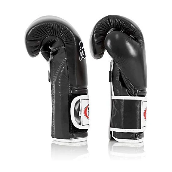 Fairtex BGV9 Mexican Style Black White Muay Thai Boxing Glove - Heavy Hitter - Image 5