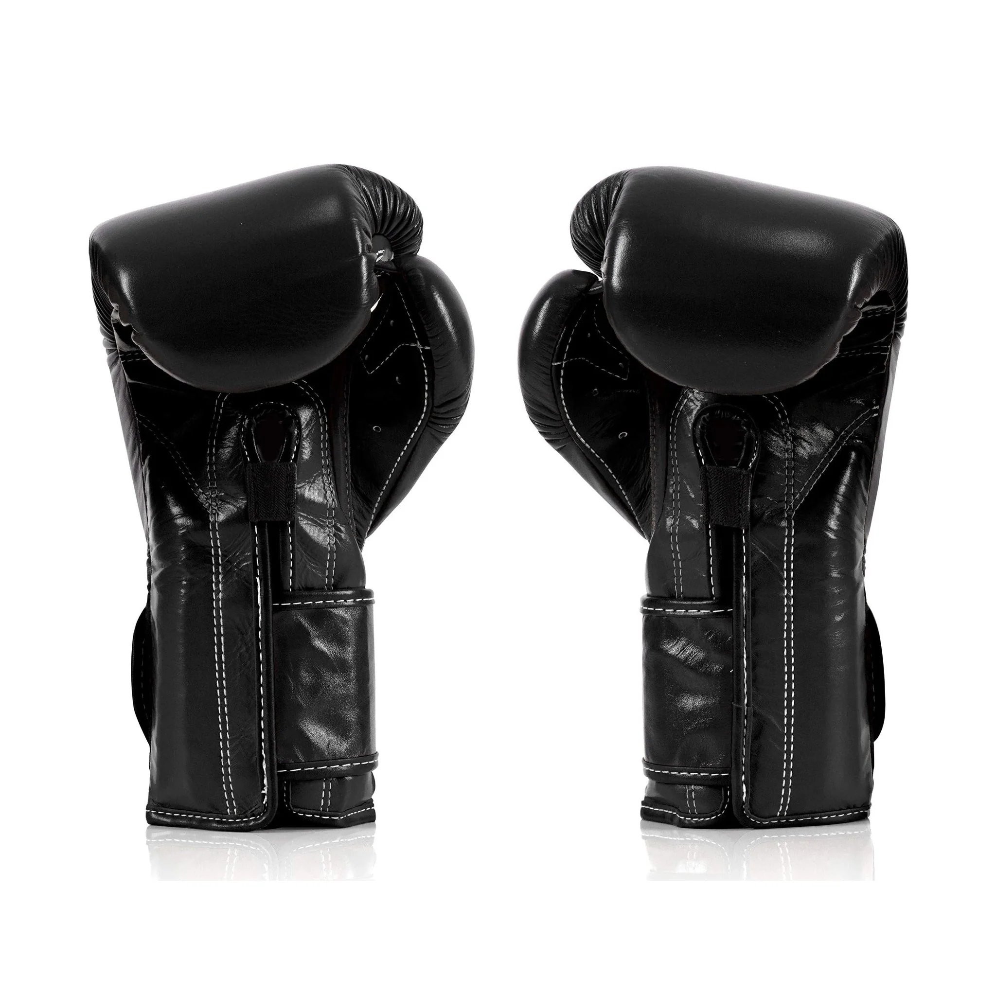 Fairtex BGV9 Mexican Style Black Muay Thai Boxing Glove - Heavy Hitter - Image 2