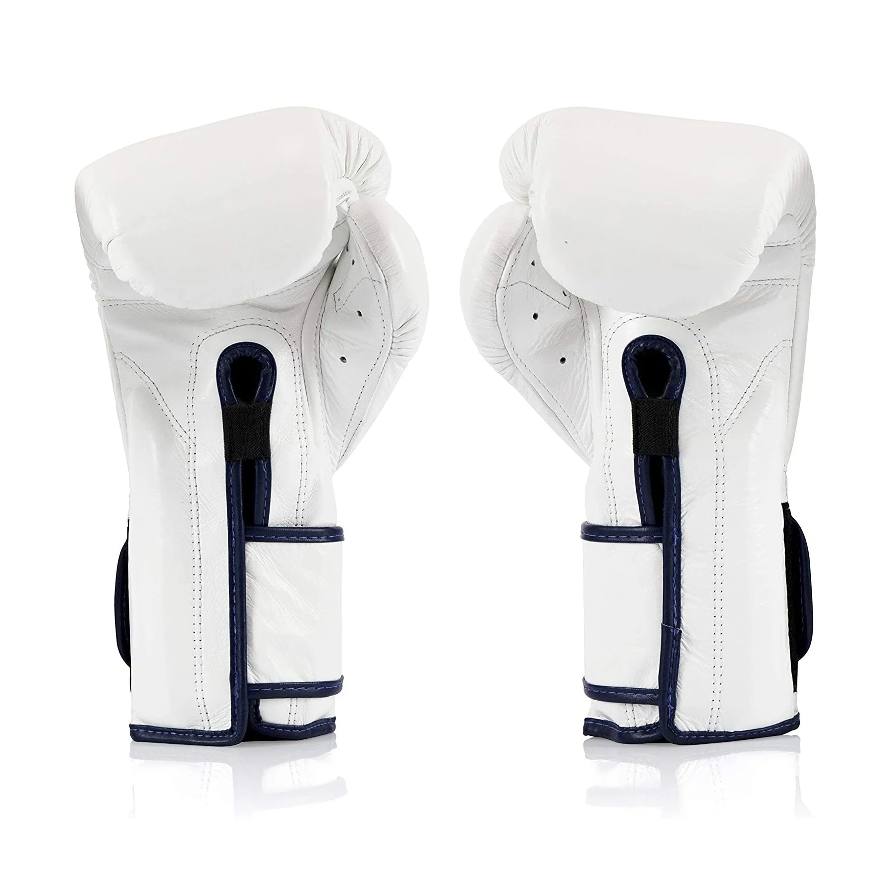 Fairtex BGV9 Mexican Style White Blue Muay Thai Boxing Glove - Heavy Hitter - Image 2