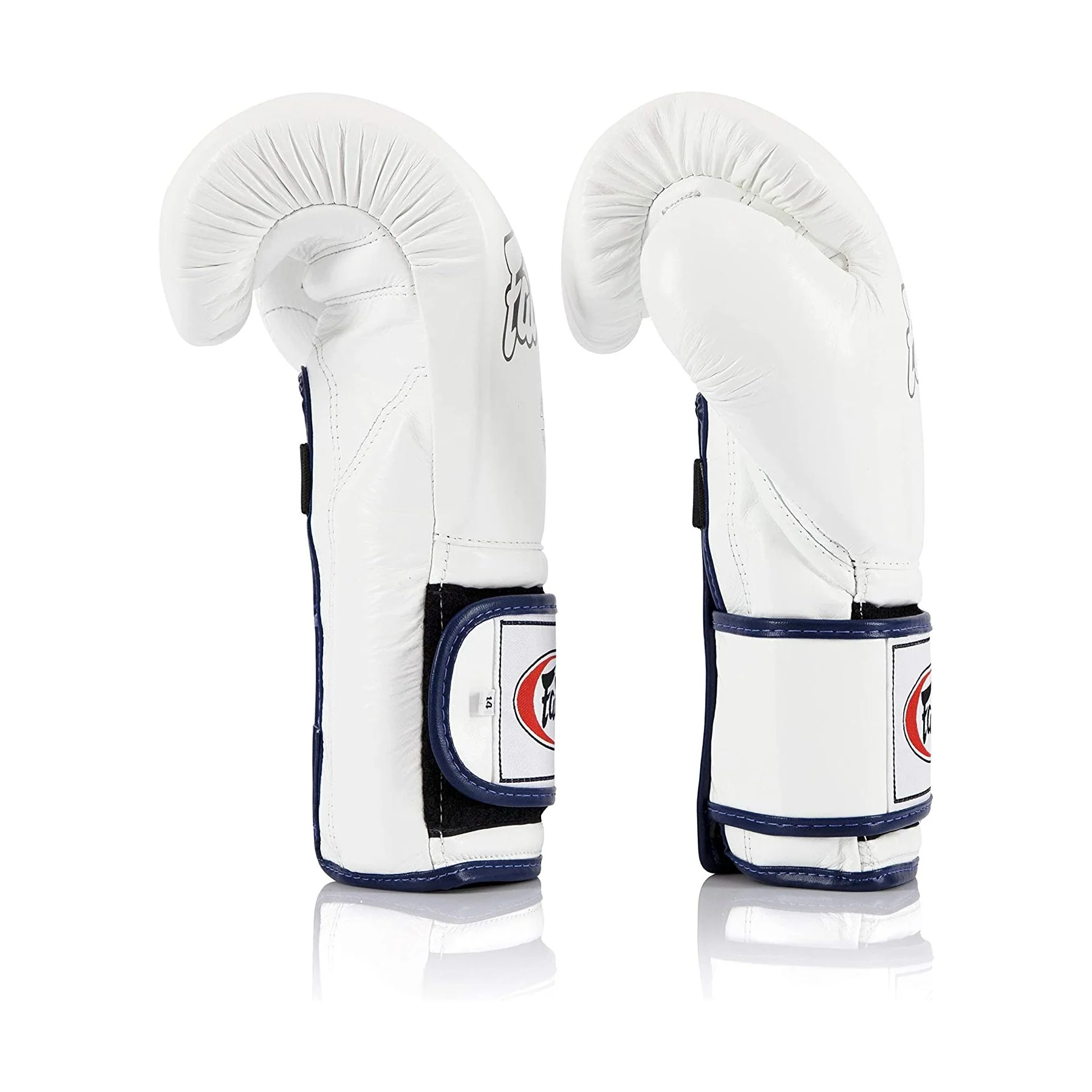 Fairtex BGV9 Mexican Style White Blue Muay Thai Boxing Glove - Heavy Hitter - Image 5