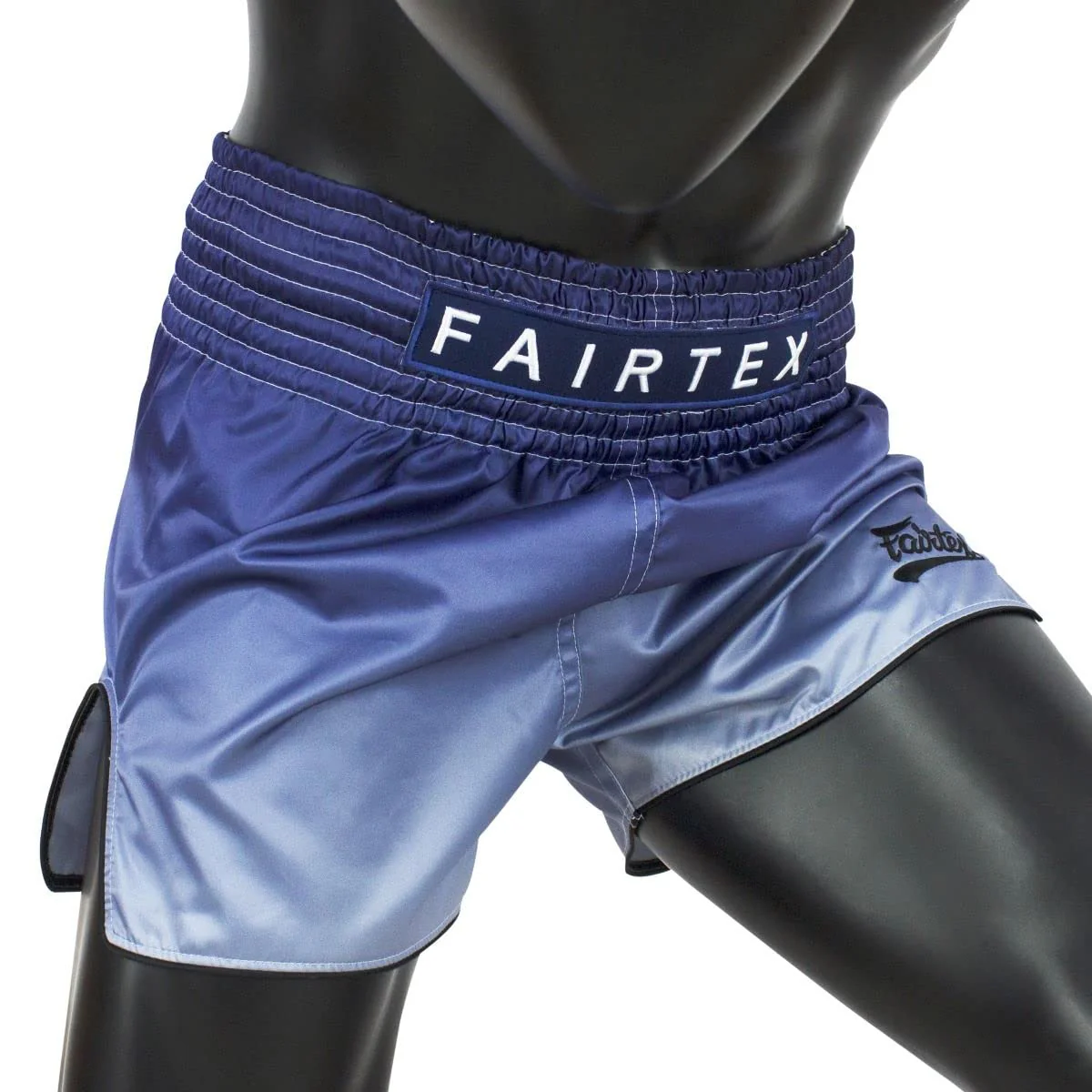 Fairtex BS1905 Blue Fade Slim Cut Muay Thai Boxing Short - Image 5