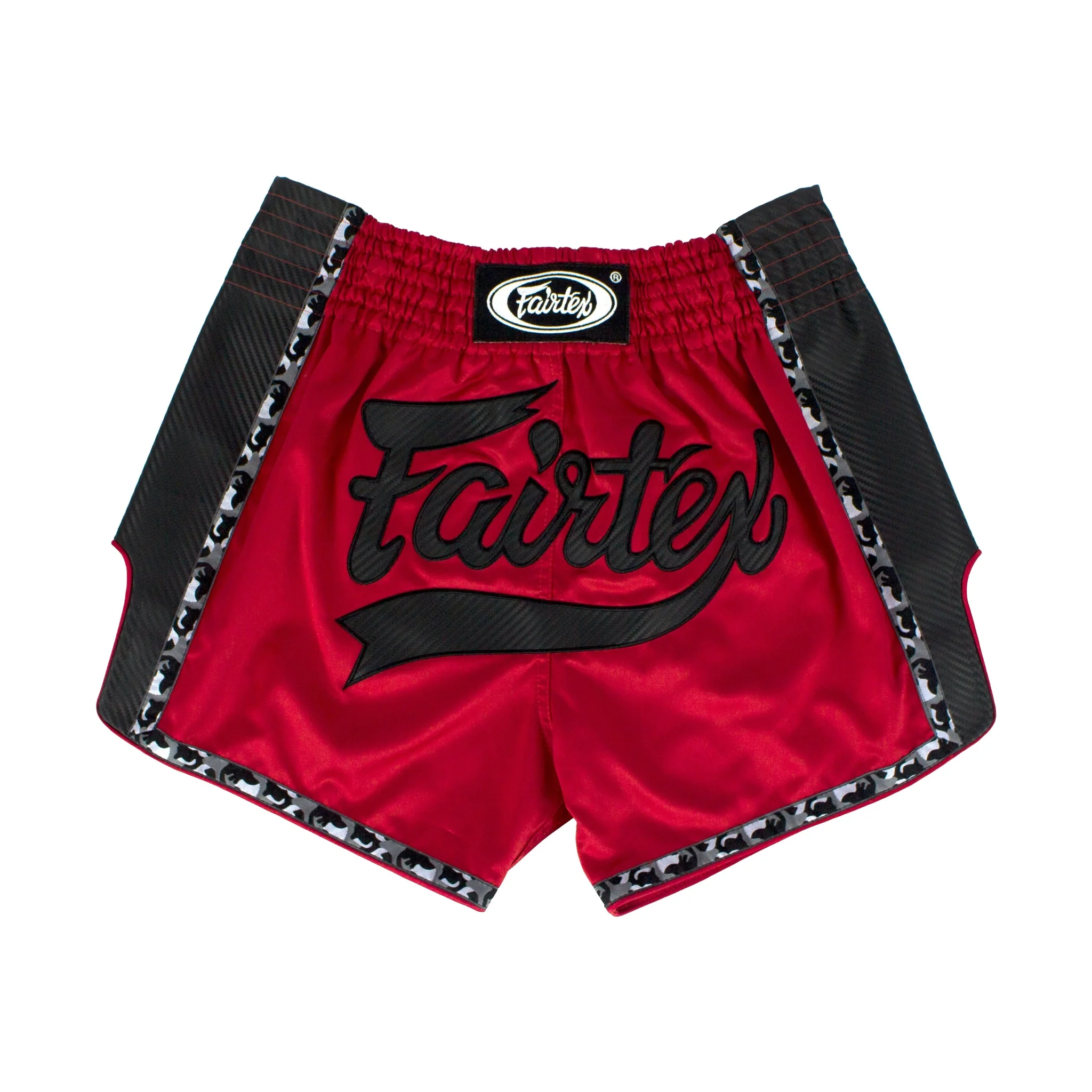 Fairtex BS1703 Red Slim Cut Muay Thai Boxing Short