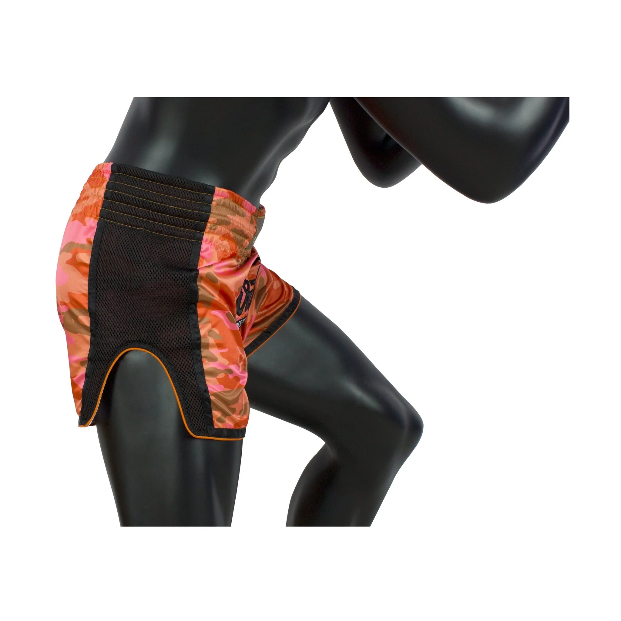 Fairtex BS1711 Orange Camo Slim Cut Muay Thai Boxing Short- Sale - Image 5