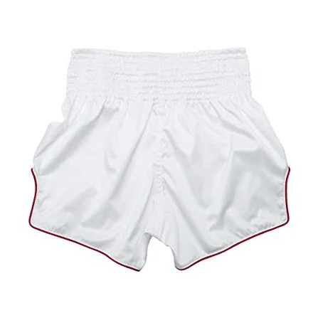 Fairtex BS1918 Enso White Slim Cut Muay Thai Boxing Shorts - Image 2