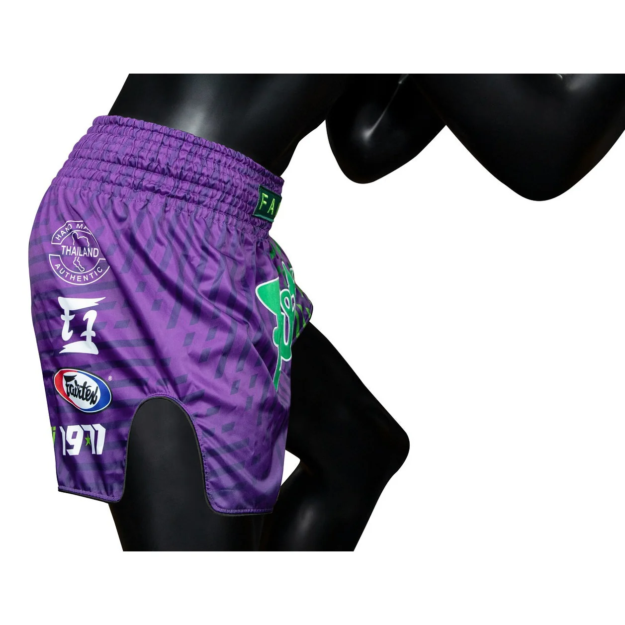 Fairtex BS1922 Racer Purple Slim Cut Muay Thai Boxing Shorts - Image 7