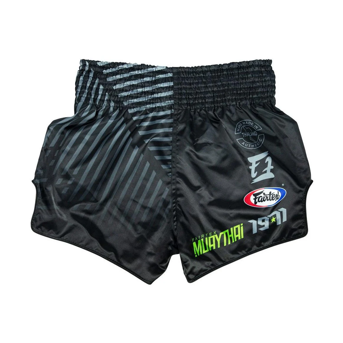 Fairtex BS1924 Racer Black Slim Cut Muay Thai Boxing Shorts - Image 2