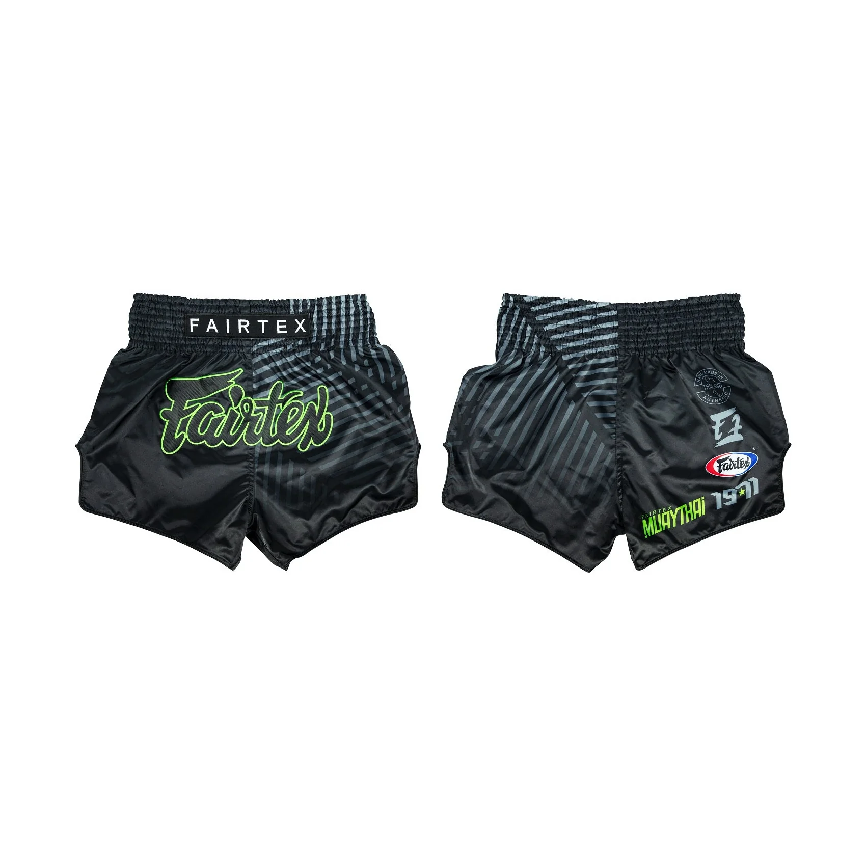 Fairtex BS1924 Racer Black Slim Cut Muay Thai Boxing Shorts - Image 7