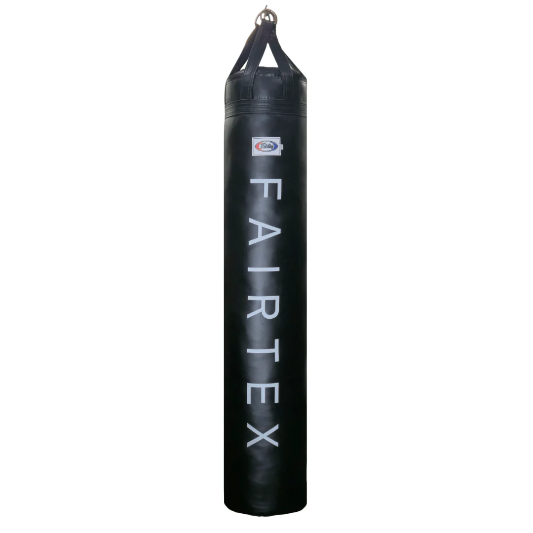 Fairtex HB17 6 Ft. Banana Bag Punching Bag for Muay Thai, Boxing, Kickboxing, MMA- Made in USA (Unfilled)-