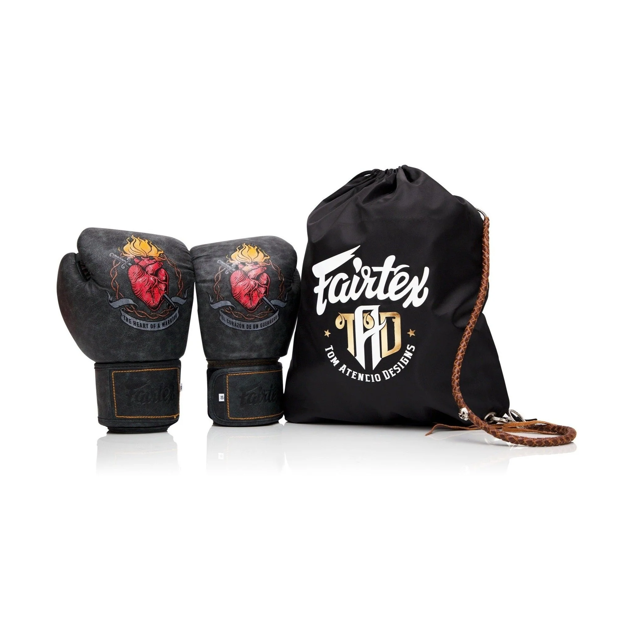 Fairtex Heart of a Warrior Premium Muay Thai Boxing Glove - Limited Edition - Image 6