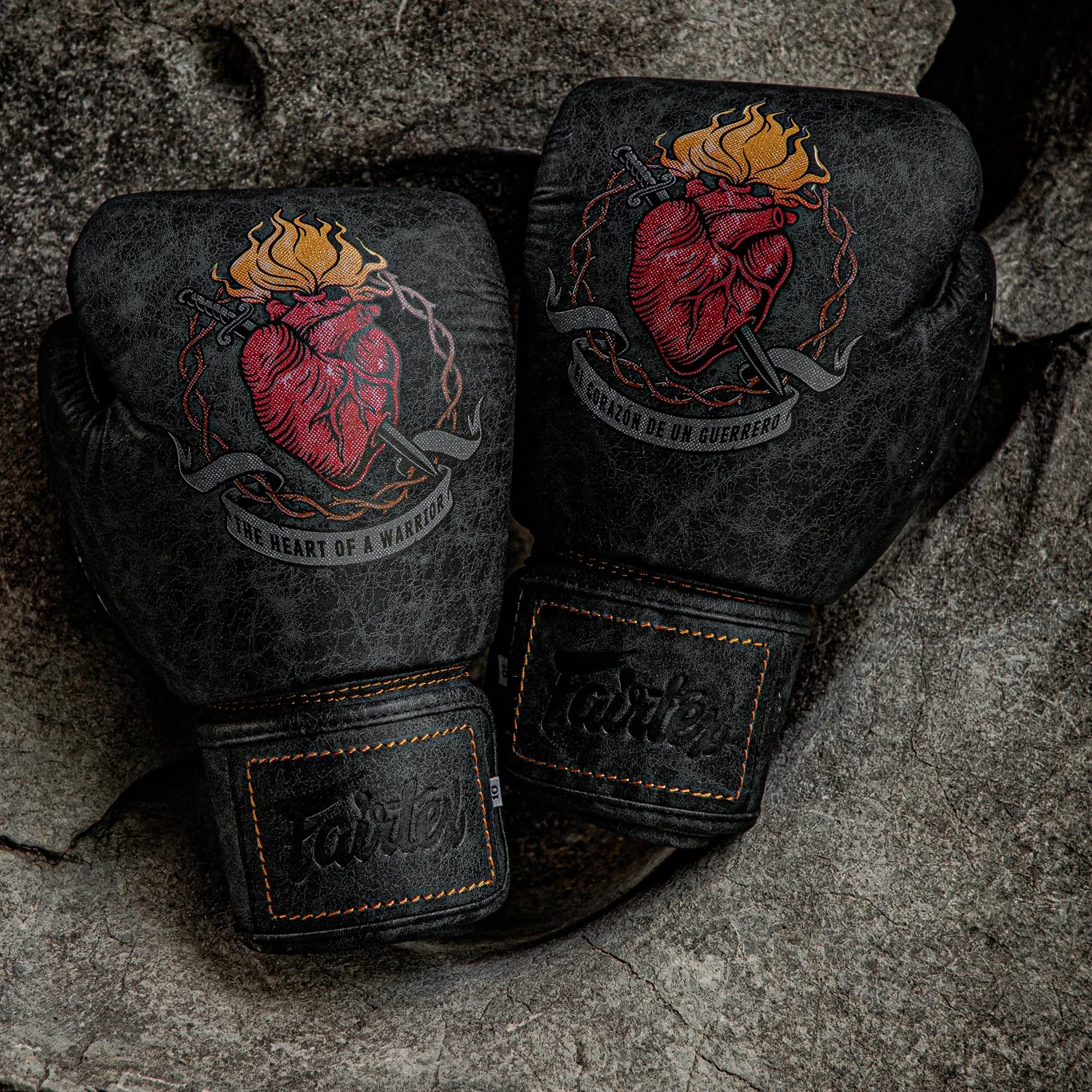 Fairtex Heart of a Warrior Premium Muay Thai Boxing Glove - Limited Edition - Image 9