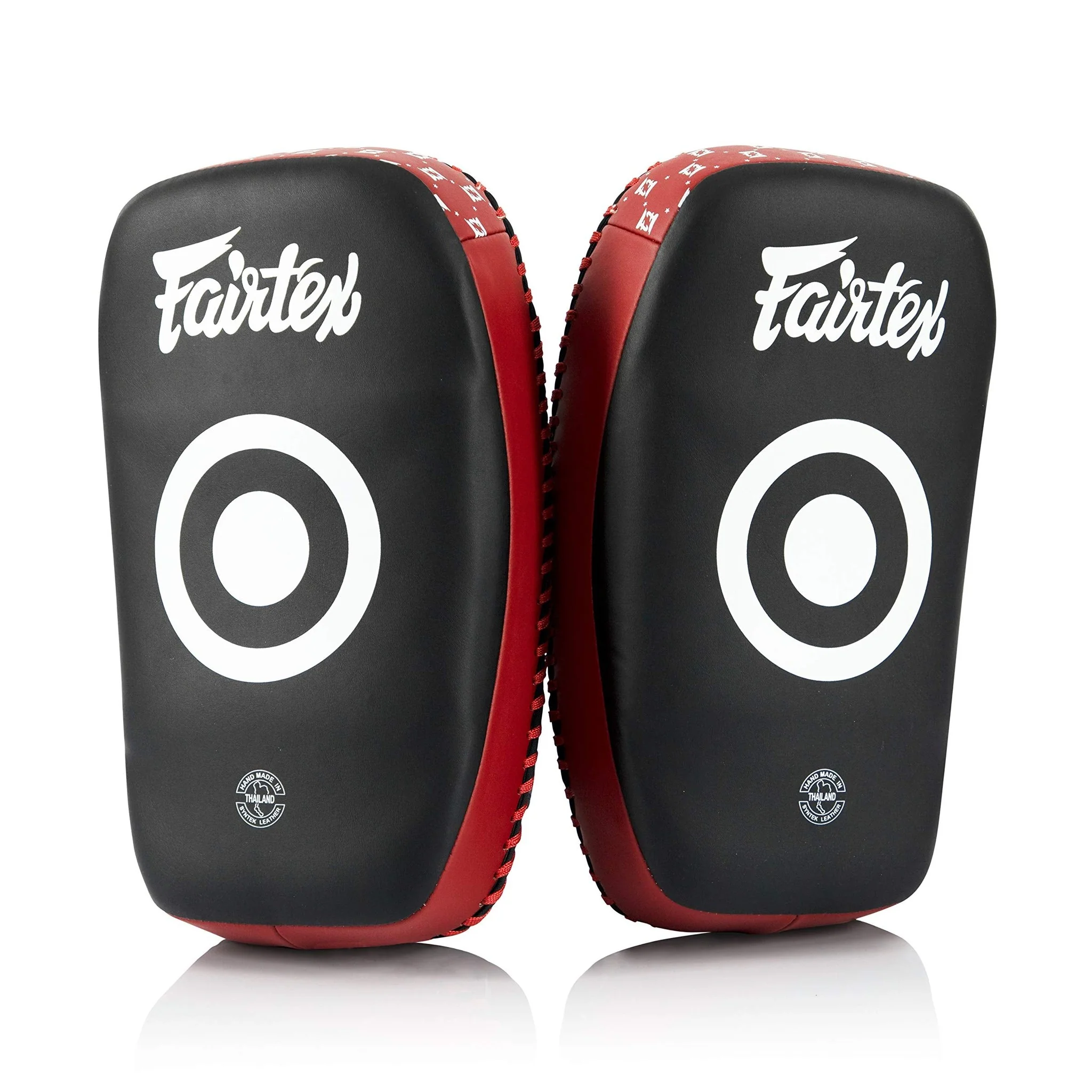 Fairtex KPLC6 Muay Thai Curved Small Pad - Black, Gold, Black/Red - Image 5