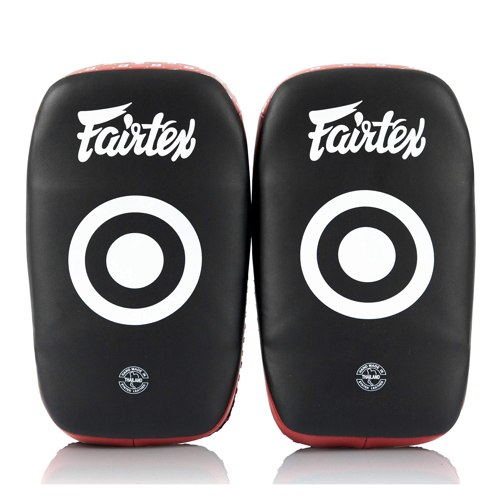 Fairtex KPLC6 Muay Thai Curved Small Pad - Black, Gold, Black/Red - Image 6