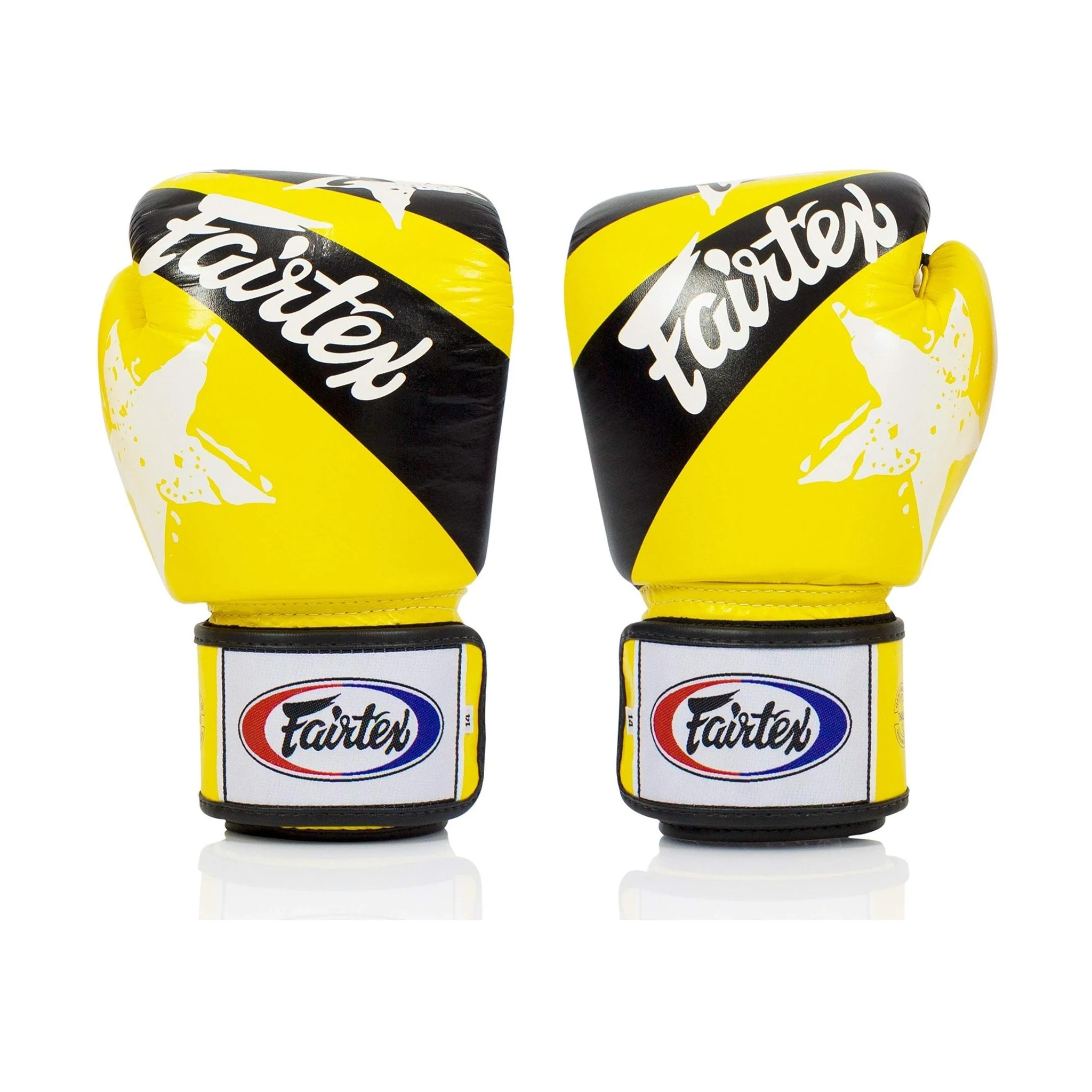 Fairtex Nation BGV1 Muay Thai Boxing Glove (Yellow|8 oz)- Sale - Image 3