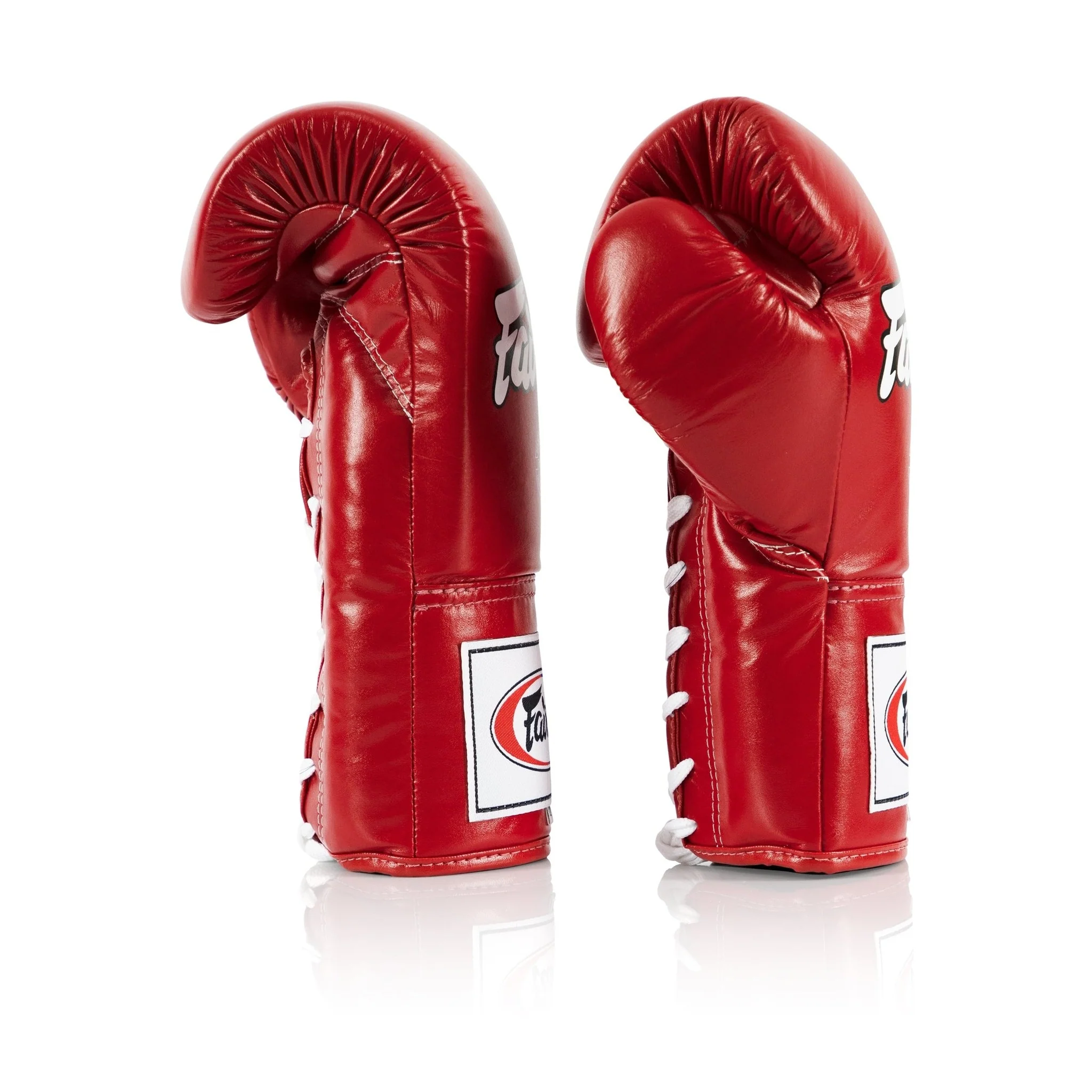 Fairtex BGL6 Pro Leather Laced Competition Gloves - Locked Thumb for Muay Thai and Boxing - Image 13