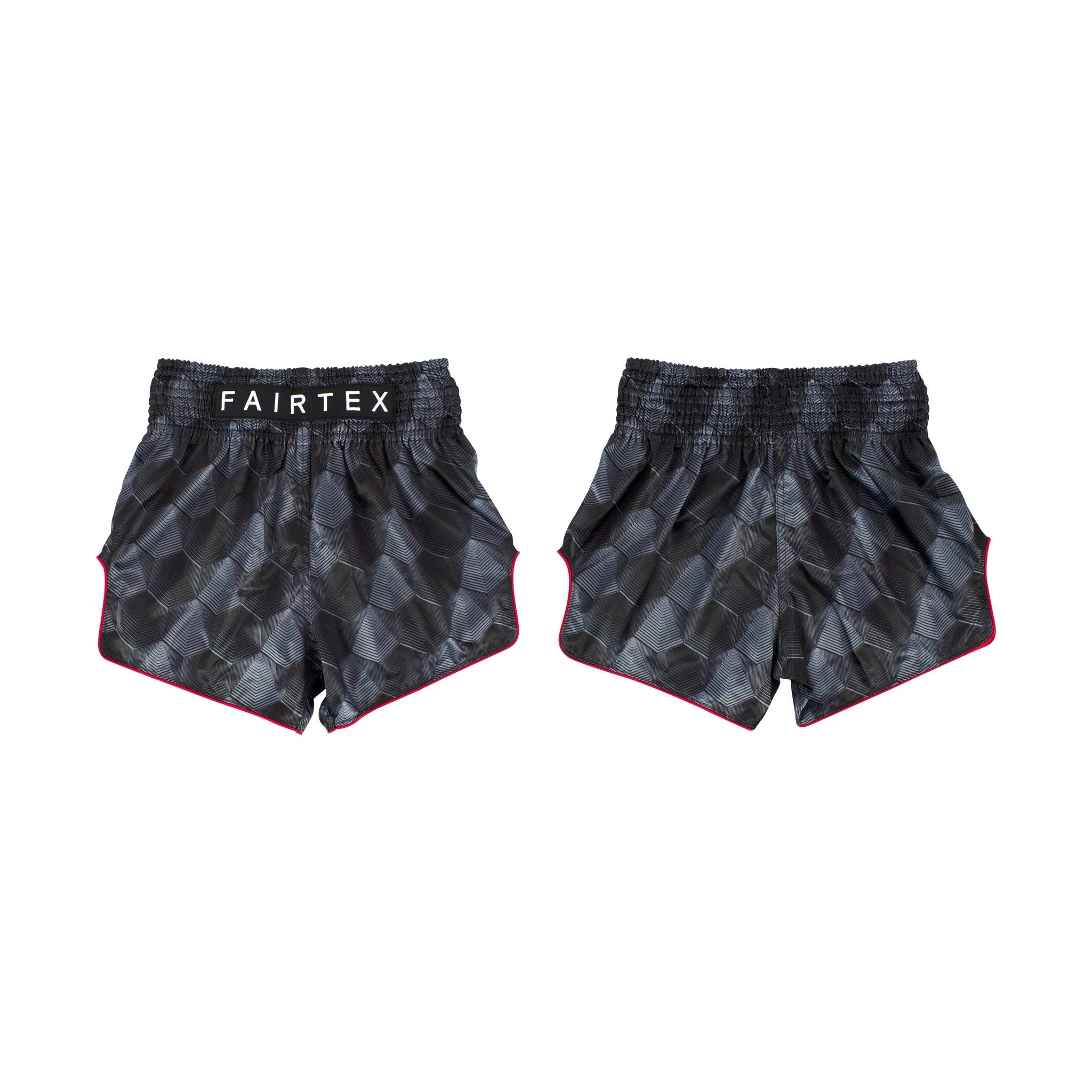 Fairtex BS1901 Stealth Black Slim Cut Muay Thai Boxing Short - Image 5