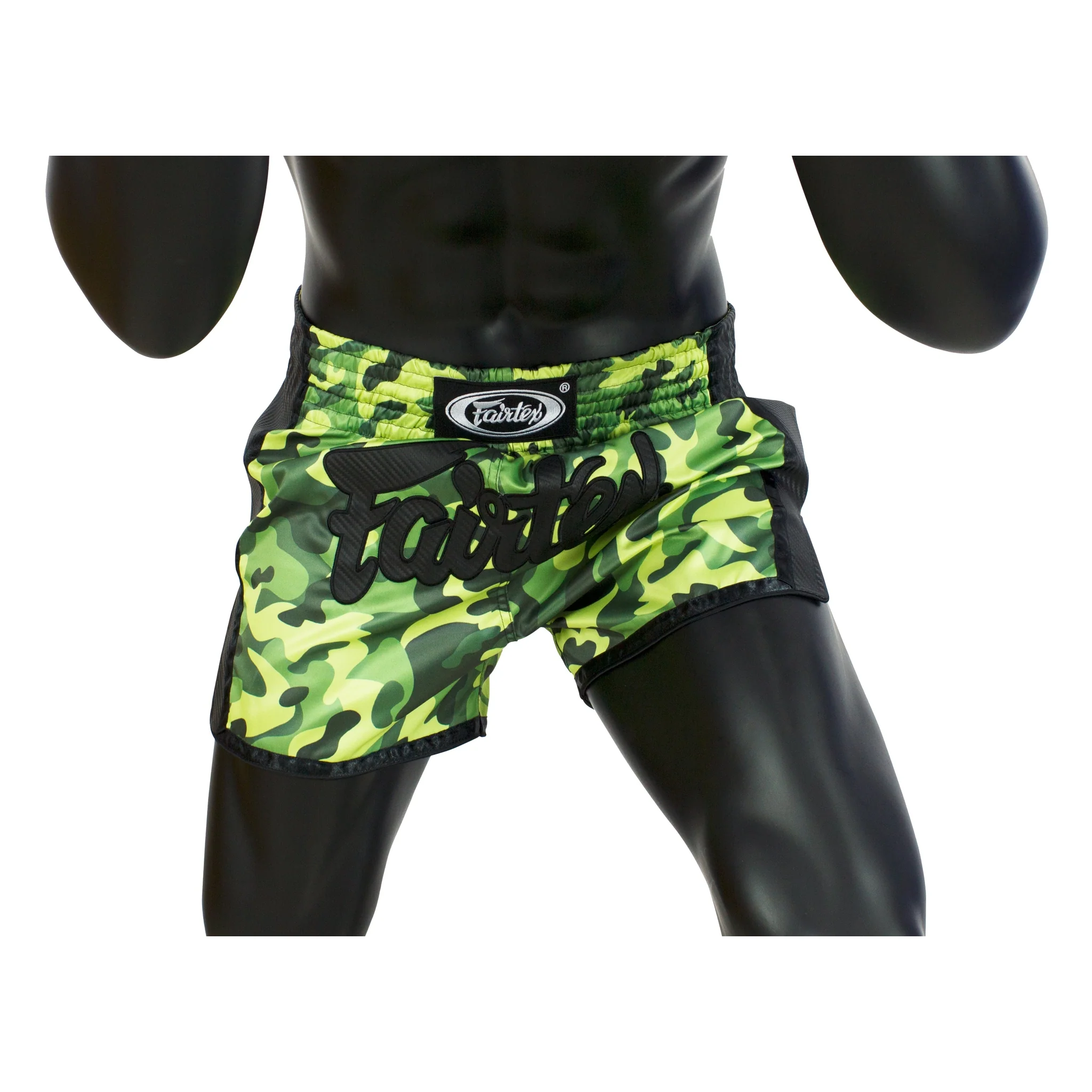 Fairtex BS1710 Green Camo Slim Cut Muay Thai Boxing Short - Image 4