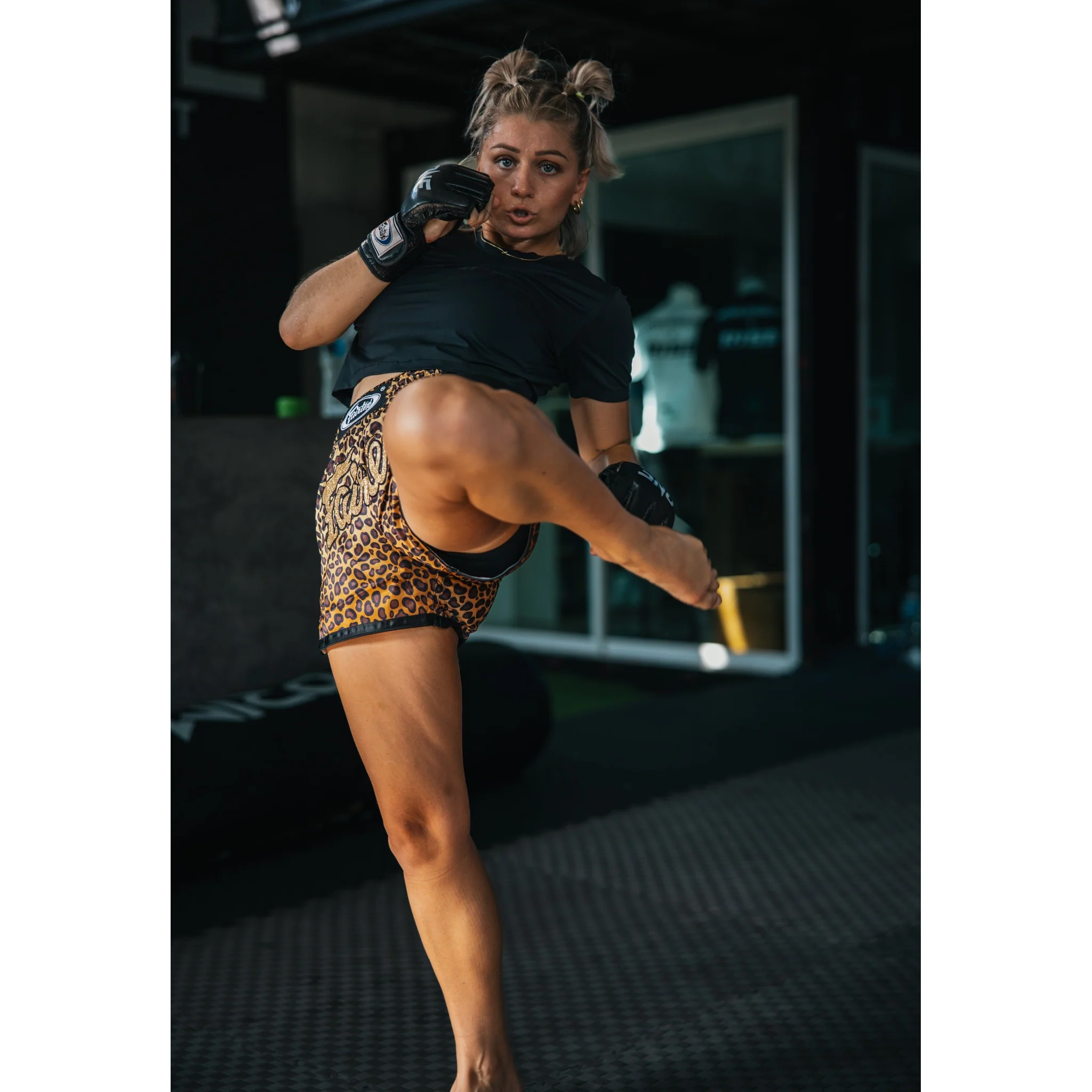Fairtex BS1709 Leopard Slim Cut Muay Thai Boxing Short - Image 8